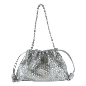 Loewe Bolso Cubo de Piel Pre-owned - Pre-owned - Mujer - Gris - ONE SIZE