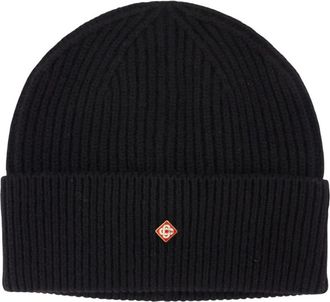Casablanca Klassieke Muts - unisex - Hoeden - Zwart - M/L - Wol - Accessoires