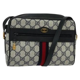 Gucci Pre-owned Cross Body Bags, female, Multicolor, Size: ONE SIZE Pre-owned Gg Supreme Sherry Line Crossbody Bag