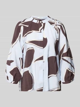 OPUS Bluse mit Rundhalsausschnitt Modell Faloom in Hellblau, Gr&ouml;&szlig;e 36