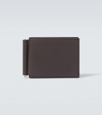 Brunello Cucinelli Logo debossed leather wallet