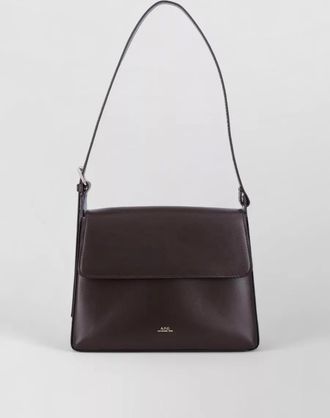 A.P.C. virginie leather shoulder bag