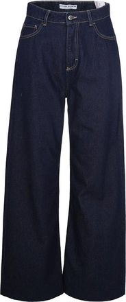 Icon Denim Los Angeles Jeans, Dames, Blauw, W26, Katoen, Debby Wide Leg Jeans