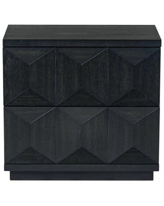 Safavieh Couture Deziree Wood 2 Drawer Nightstand
