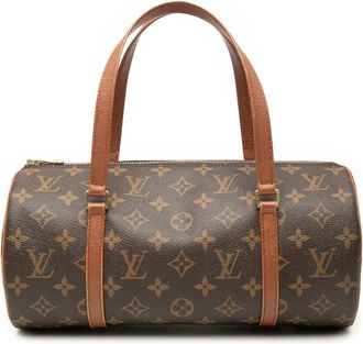 Louis Vuitton Borsa a mano Papillon 30 con monogramma 1996 - Marrone
