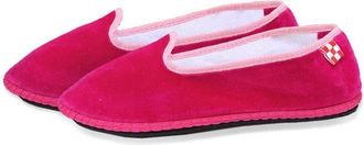 MC2 Saint Barth Fucsia Velvet Slippers Friulane