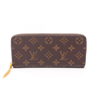 Louis Vuitton Brown Mimosa Yellow Coated Canvas Long Wallet (Bi-Fold) (Pre-Owned)