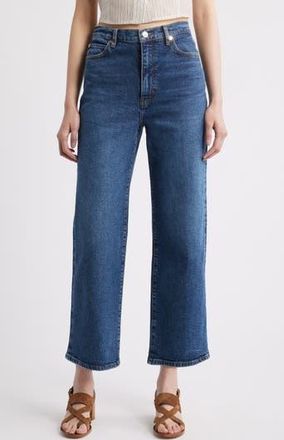 Frame Denim The Wide High Waist Ankle Wide Leg Jeans in Archie at Nordstrom Rack, Size 25