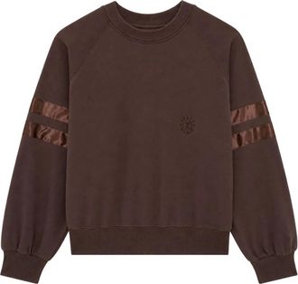 Repetto Satijnen sweatshirt - Dames - Sweatshirts - Bruin - XS - Satijn - Hoodies & sweatvesten