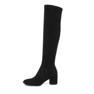 Cesare Gaspari Stivali Al Ginocchio in Pelle Scamosciata - - Shoes - Donna - Nero - 42 EU