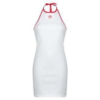 Marine Serre Dames, Jurken, Wit, Maat: M Jersey