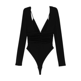 Elisabetta Franchi Dames, Tops, Zwart, Maat: M Jersey