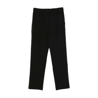 Max Mara Milano-knit jersey trousers - female - Weekend Max Mara - Straight Trousers - Black - XL - Trousers
