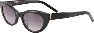 Saint Laurent Stijlvolle zonnebril voor lente-zomer 2025 - unisex - Zonnebrillen - Zwart - ONE Size - Accessoires