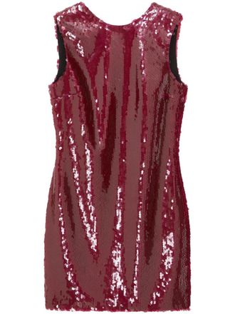16Arlington Ray sequinned mini dress - Red