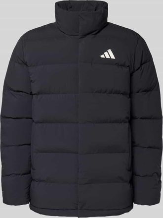 adidas Daunenjacke mit Stehkragen in Black, Größe XL