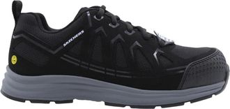 Skechers Veiligheidsschoenen voor buiten - Heren - Veterschoenen - Zwart - 41 EU - Leer - Schoenen