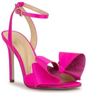 Jessica Simpson Olivine Ankle Strap Sandal in Valley Pink Matte Satin at Nordstrom Rack, Size 7.5