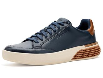 Cole Haan Grandpro Halfcourt Skyweave Sneakers Mens Shoes Navy Blazer/British Tan/Ivory : 10.5 D - Medium, Textile