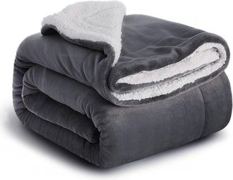 OEM Manta De Forro Polar Para Sof&aacute; - 150 X 200 Cm. Manta De Invierno Para Sof&aacute;, 150 X 200 Cm. Manta De Piel De Oveja Gris Para Sof&aacute;, Para 2 Personas, Suav