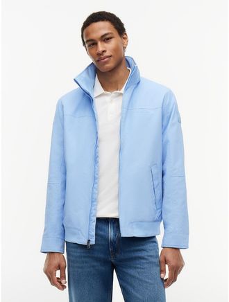 Tommy Hilfiger Mens Water-Resistant Hooded Regatta Jacket - Blue - XXXL