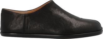 Maison Margiela Womens Black Lamb Leather Ballet Flats