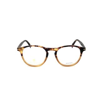 David Beckham Db 1018 Round Tortoiseshell Acetate Eyeglasses