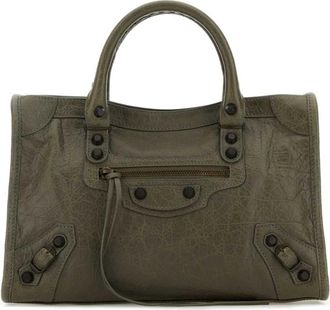 Balenciaga Olive Le City Small Satchel Bag