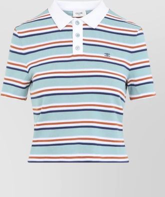 Celine cotton polo sweater