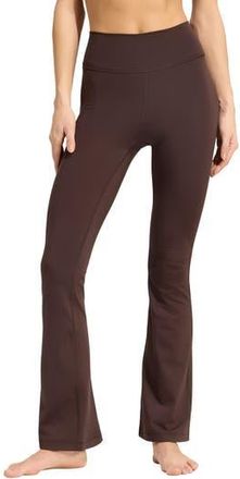 adidas AllMe Essentials High Waist Flare Leggings in Aurora Coffee at Nordstrom Rack, Size X-Small