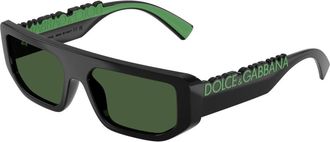 Dolce & Gabbana Dg 6203 Zonnebril - unisex - Zonnebrillen - Zwart - 56 MM - Accessoires
