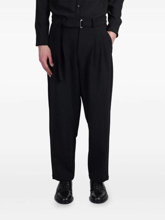 Attachment tapered trousers - Black