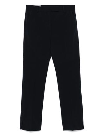 Incotex Black Cropped Cotton Blend Pants