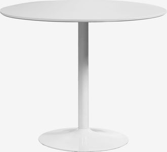 Sklum Sklum - Mesa De Comedor Redonda En Mdf Y Metal Yvetta