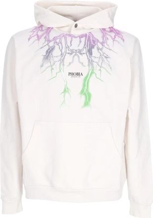 Phobia Archive Lichtgewicht Trainingspak Sweatshirt met Lange Mouwen - Heren - Hoodies - Wit - S - Katoen - Hoodies & sweatvesten