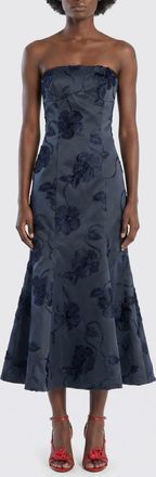 Rotate Abito midi in mesh con stampa floreale