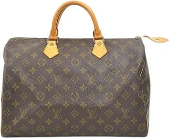 Louis Vuitton Pre-owned Handbags, female, Brown, Size: ONE SIZE Pre-owned Speedy 35 Handbag