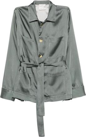Forte_Forte Giacca con cintura - Verde