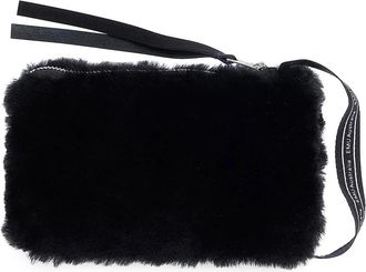 Emu W7014 Kleine Clutch - Dames - Clutches - Zwart - ONE Size - Leer - Tassen