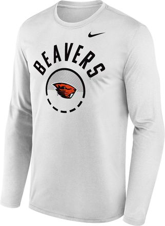Nike Oregon State Legend Nike Mens Dri-FIT College Basketball T-Shirt in White | IV8630-100