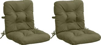 vidaXL Cojines Para Sillas De Respaldo Alto En 2 Piezas Vianen 2 Pcs Vidaxl