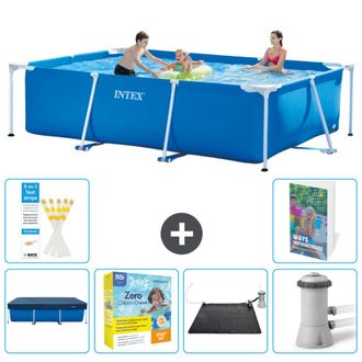 Intex Piscina Con Estructura Rectangular - 300x200x75 Cm - 7-piezas S60