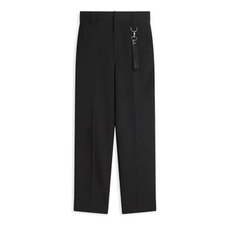 Lanvin Black Wool Straight Fit Trousers