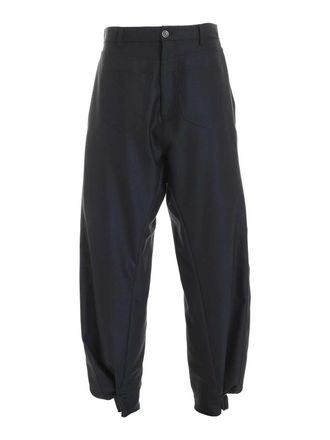 Vivienne Westwood Back Slit pants in dark green
