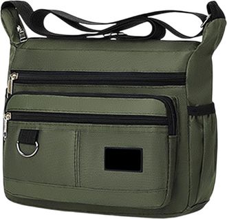 Generic Men Single Shoulder Bags, Cross Body Bag for Men | Waterproof Multi Pocket Shoulder Bag - Practical Modern Messenger Backpack Multipurpose Chest Pack 