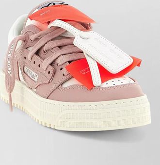 Off-white court 3 low top sneakers rubber sole