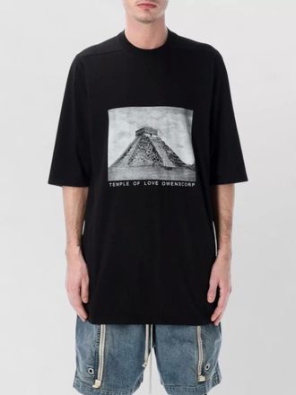 Rick Owens jumbo short sleeve oversized cotton t shirt