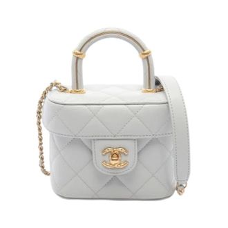 Chanel Pre-owned Mini Shoulder Bag - Dames - Pre-owned - Blauw - Maat: ONE Size Leer