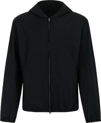 Herno Lichtgewicht Jas met Capuchon - Heren - Zomerjassen - Zwart - M - Jassen