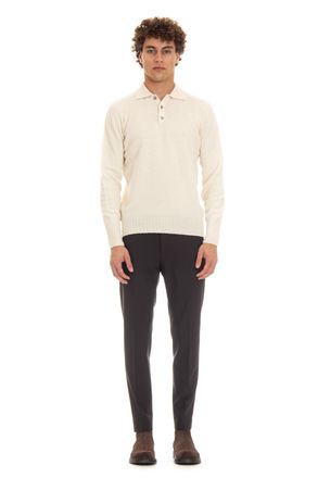 Drumohr Angora Wool Knit Polo